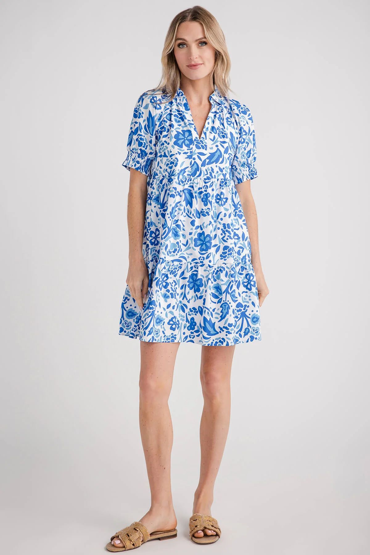 THML Printed Shirt Dress | Social Threads