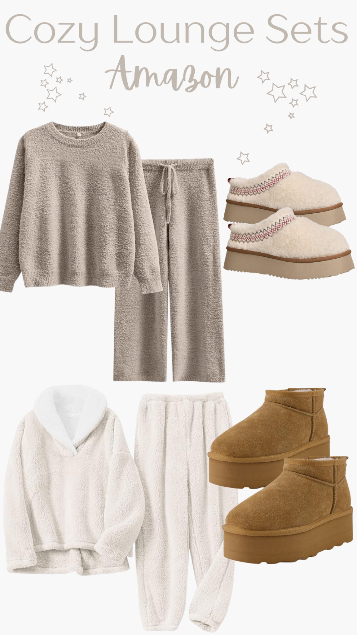 Cozy Lounge Sets Amazon🧸
Amazon finds 
Amazon fashion 
Cozy lounge sets 

#LTKStyleTip #LTKSaleAlert