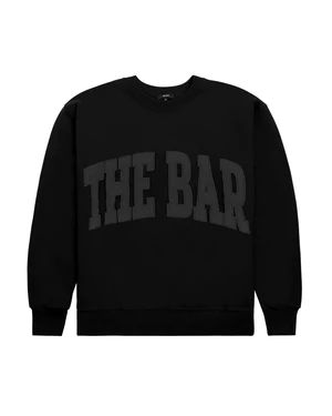 VARSITY SWEATSHIRT BLACK | The Bar