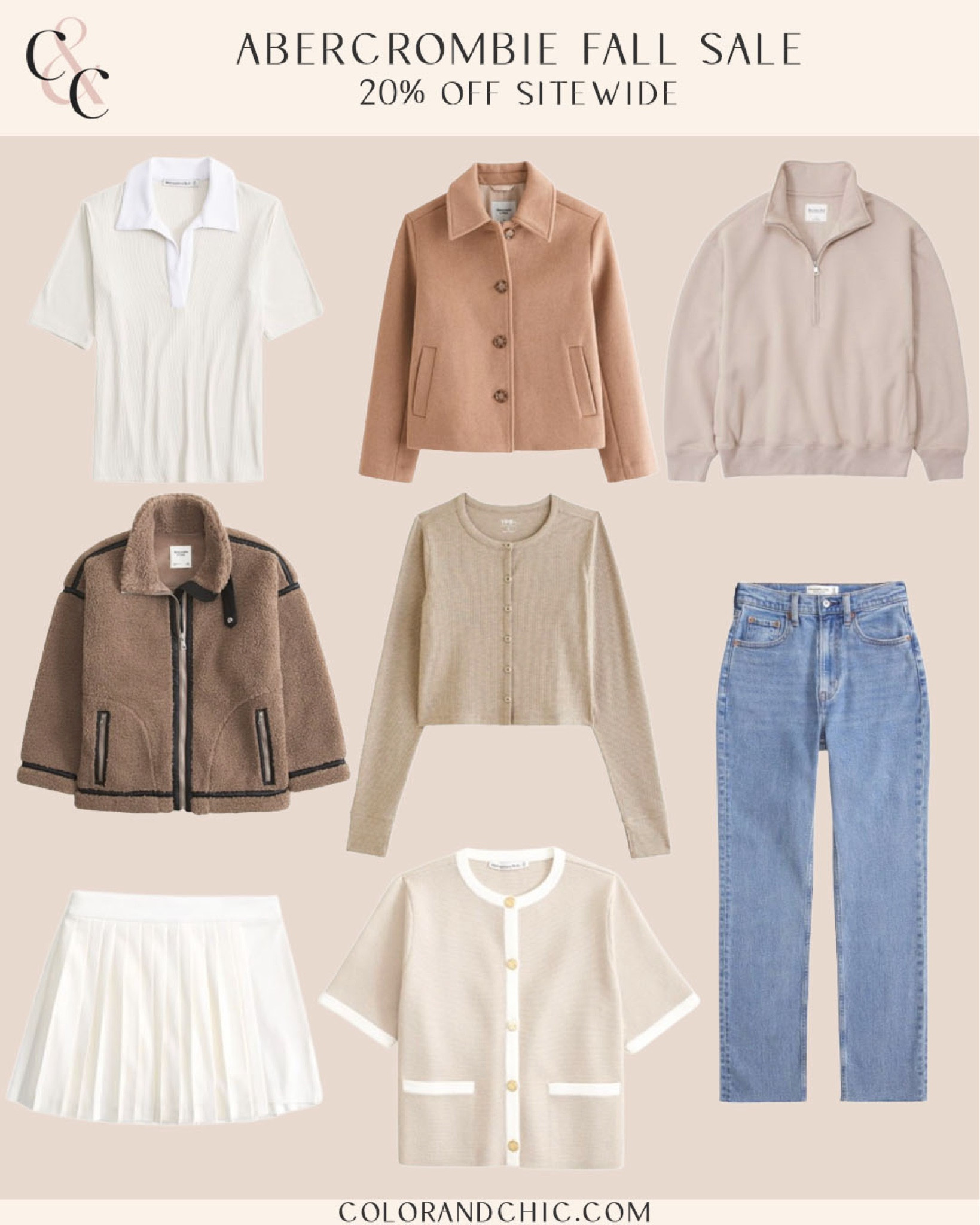 Abercrombie x LTK Fall sale with all items 20% off sitewide excluding NFL collection! Perfect for fall outfits! 

#LTKSaleAlert #LTKFallSale #LTKStyleTip