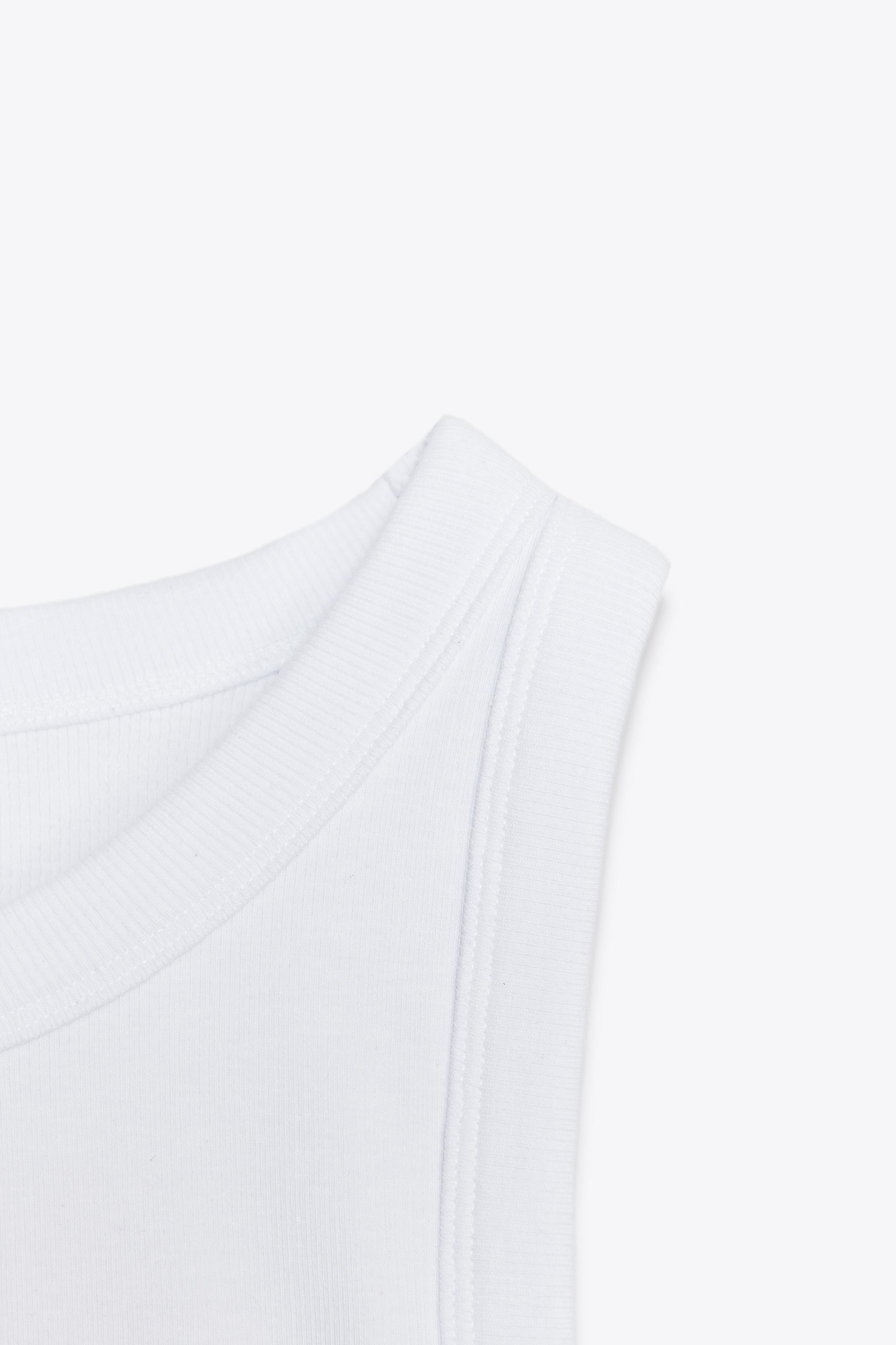 STRAPPY RIBBED TOP | Zara US