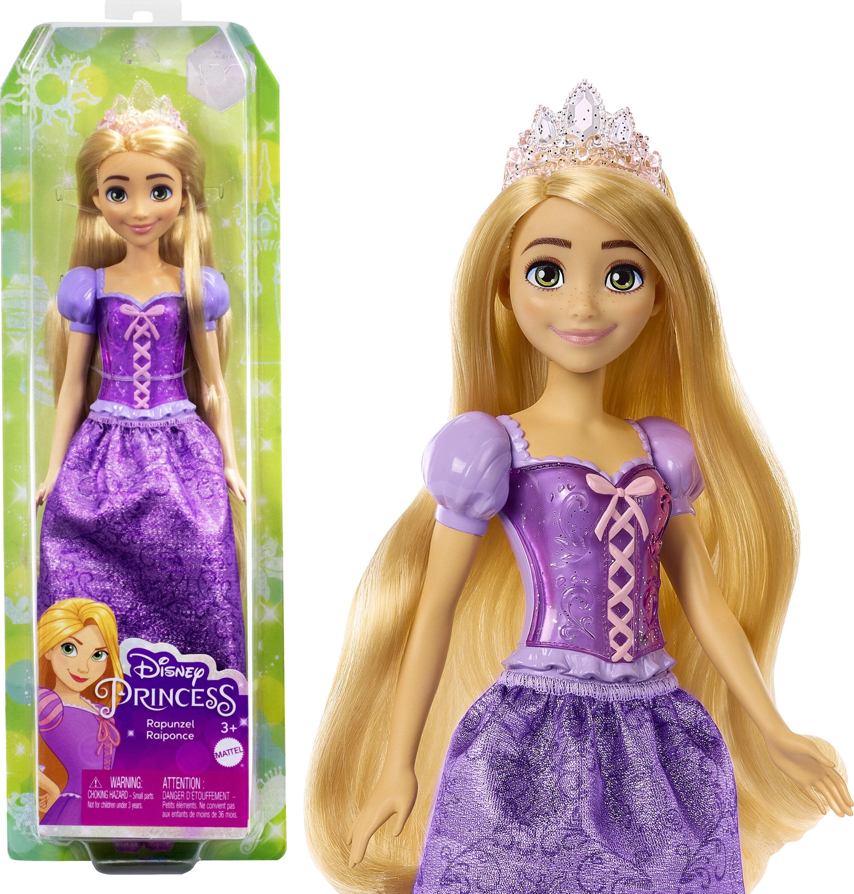 Disney Princess Rapunzel Fashion Doll with Blond Hair, Blue Eyes & Tiara Accessory - Walmart.com | Walmart (US)