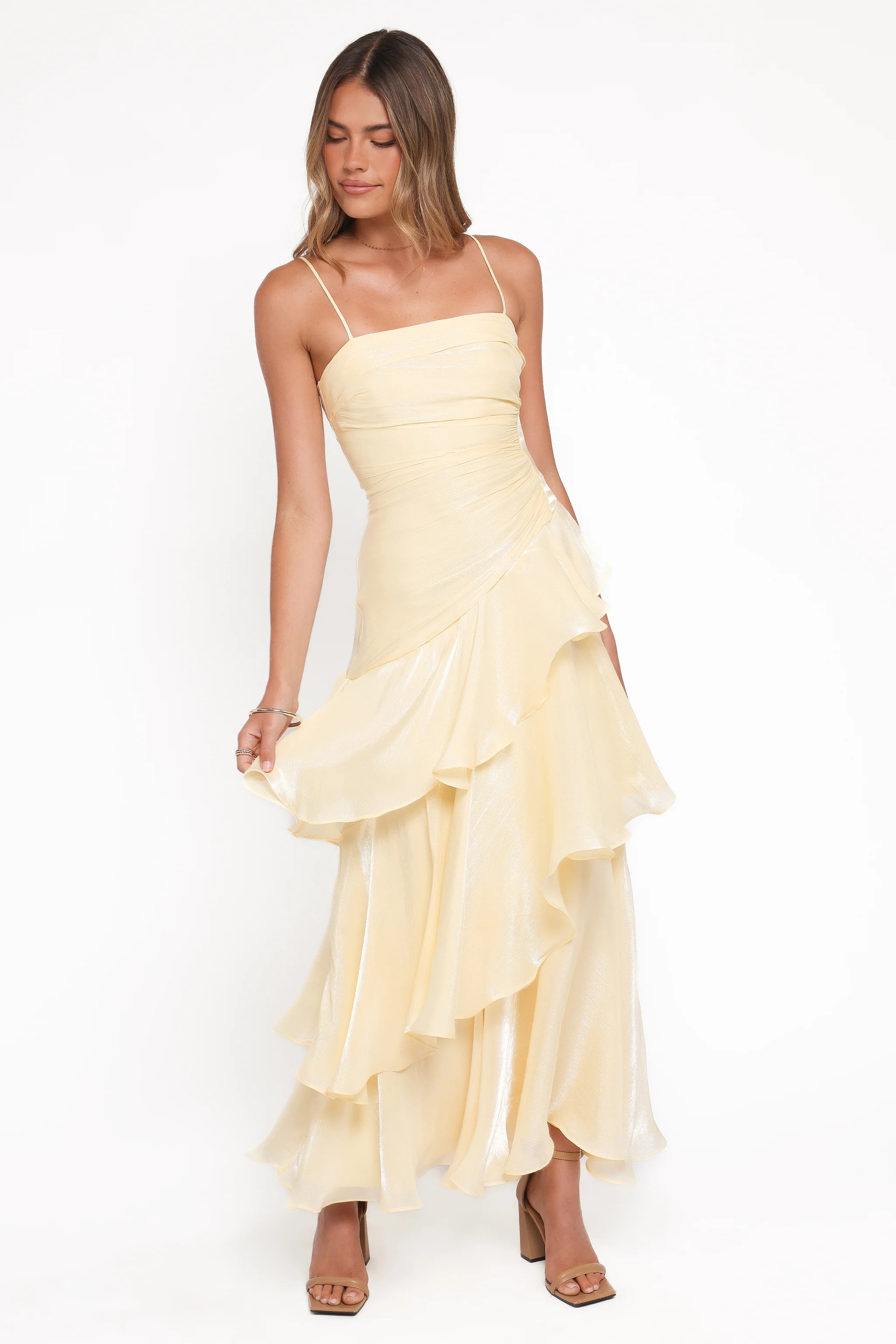 Rosalie Maxi Dress - Butter Yellow | Petal & Pup (US)