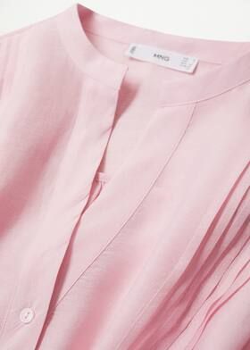 Bluse mit Plissée-Details | MANGO (DE)