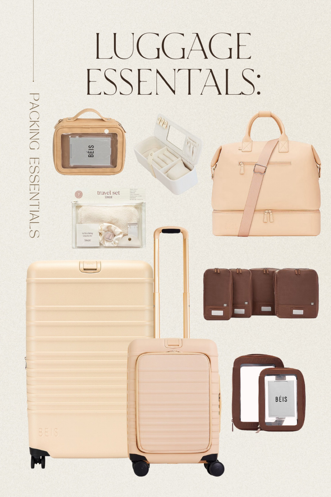 My favorite luggage and packing essentials 

#LTKtravel