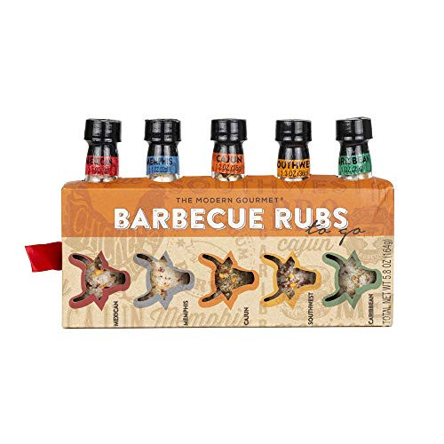 Thoughtfully Gifts, Barbecue Rubs To Go: Grill Edition Gift Set, Includes 5 Unique BBQ Rubs: Cajun,  | Amazon (US)