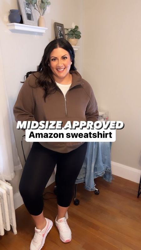 Confidently Carina is wearing an XL in this Amazon sweatshirt! Definitely could have done the large but I like the fit of this one 🩷 

Lululemon dupe, Lululemon lookalike, Amazon sweatshirt, Amazon find, Amazon outfit 



#LTKfindsunder50 #LTKSeasonal #LTKmidsize