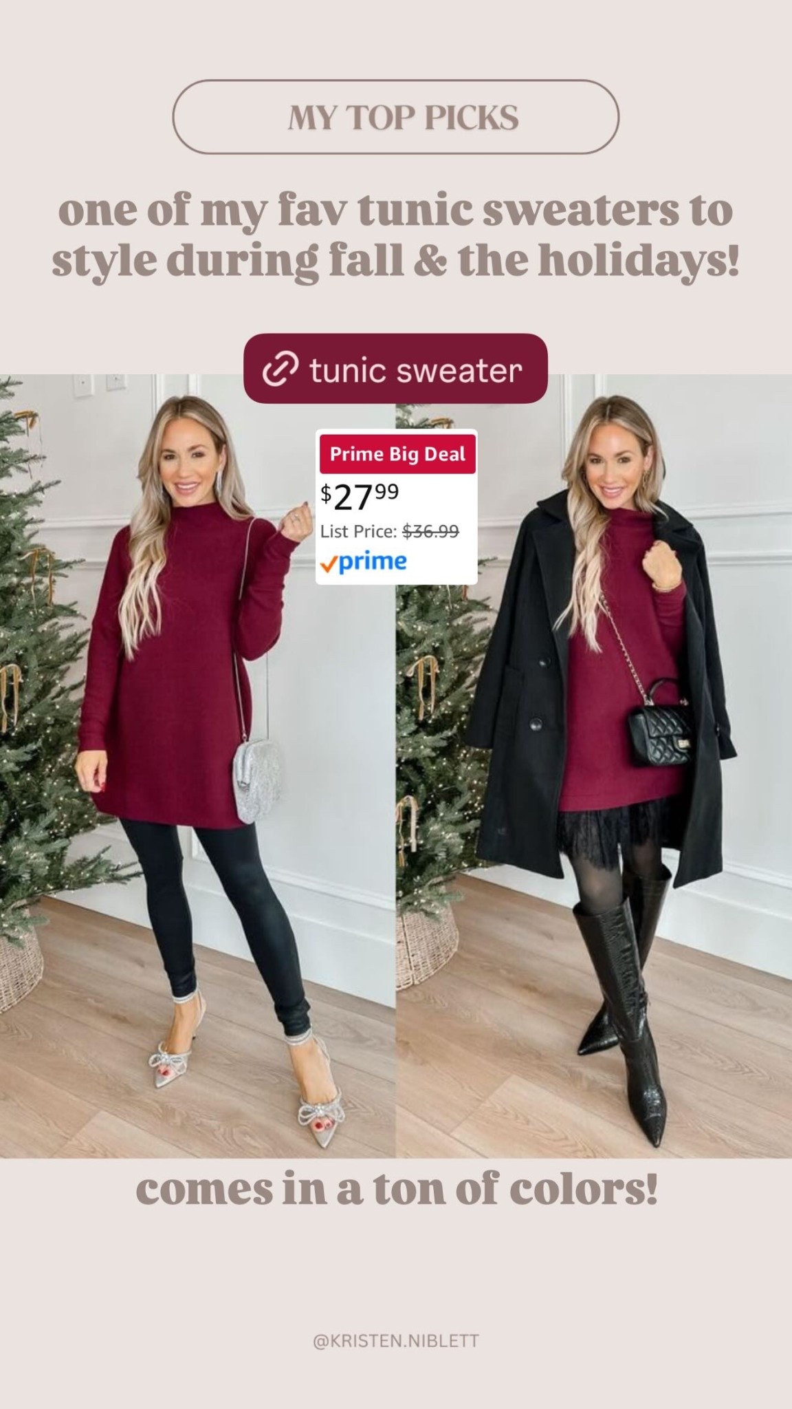 one of my fav tunic sweaters to style during fall & the holidays!  comes in a ton of colors! On sale through Amazon 

#LTKSaleAlert #LTKSeasonal #LTKStyleTip