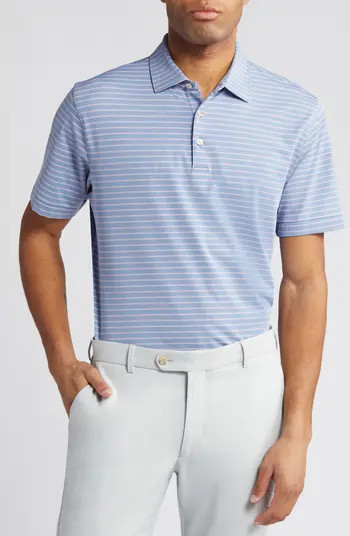 Drum Stripe Performance Jersey Polo | Nordstrom
