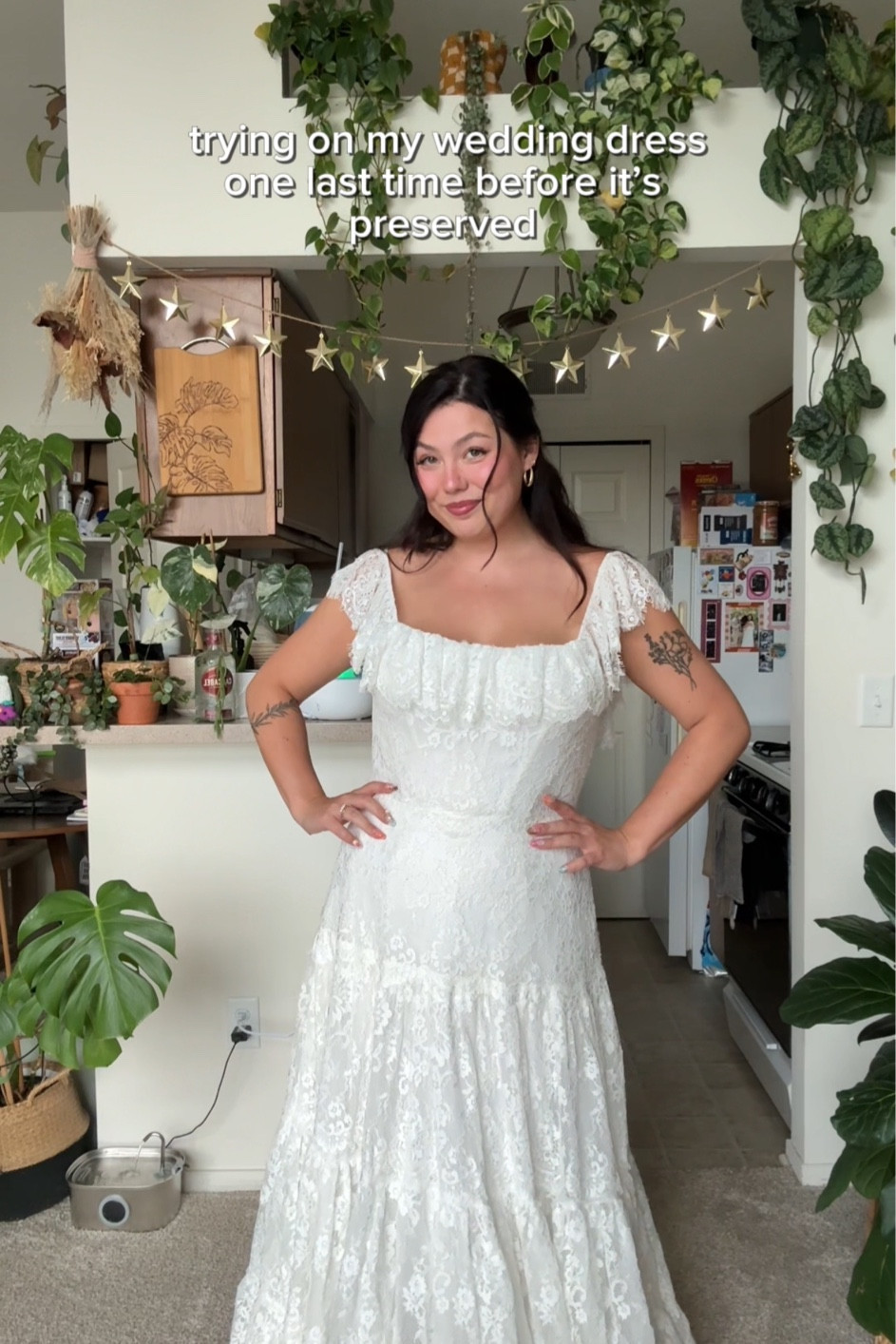 I got it altered by removing the train and having it relined w white!