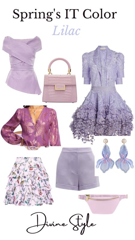 Fresh for the spring season wearing spring’s IT color 𝘭𝘪𝘭𝘢𝘤. Wear these head to toe or mixed with neutrals for a fresh, modern look. 💜

#LTKSeasonal #LTKstyletip