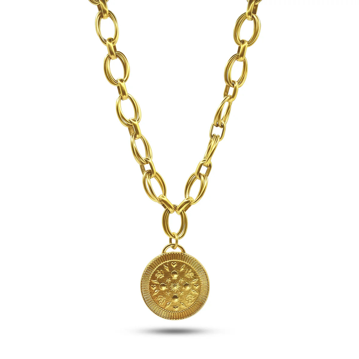 Isla Coin Necklace | Salt + Sun Collection by Bowood Lane | Bowood Lane