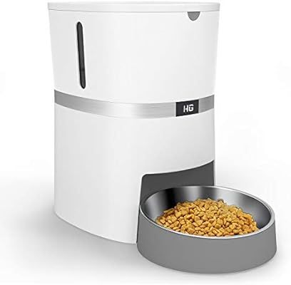 HoneyGuaridan Automatic Pet Feeder for Dogs and Cats Food Dispenser – 6 Meal 7L Portion Control... | Amazon (US)