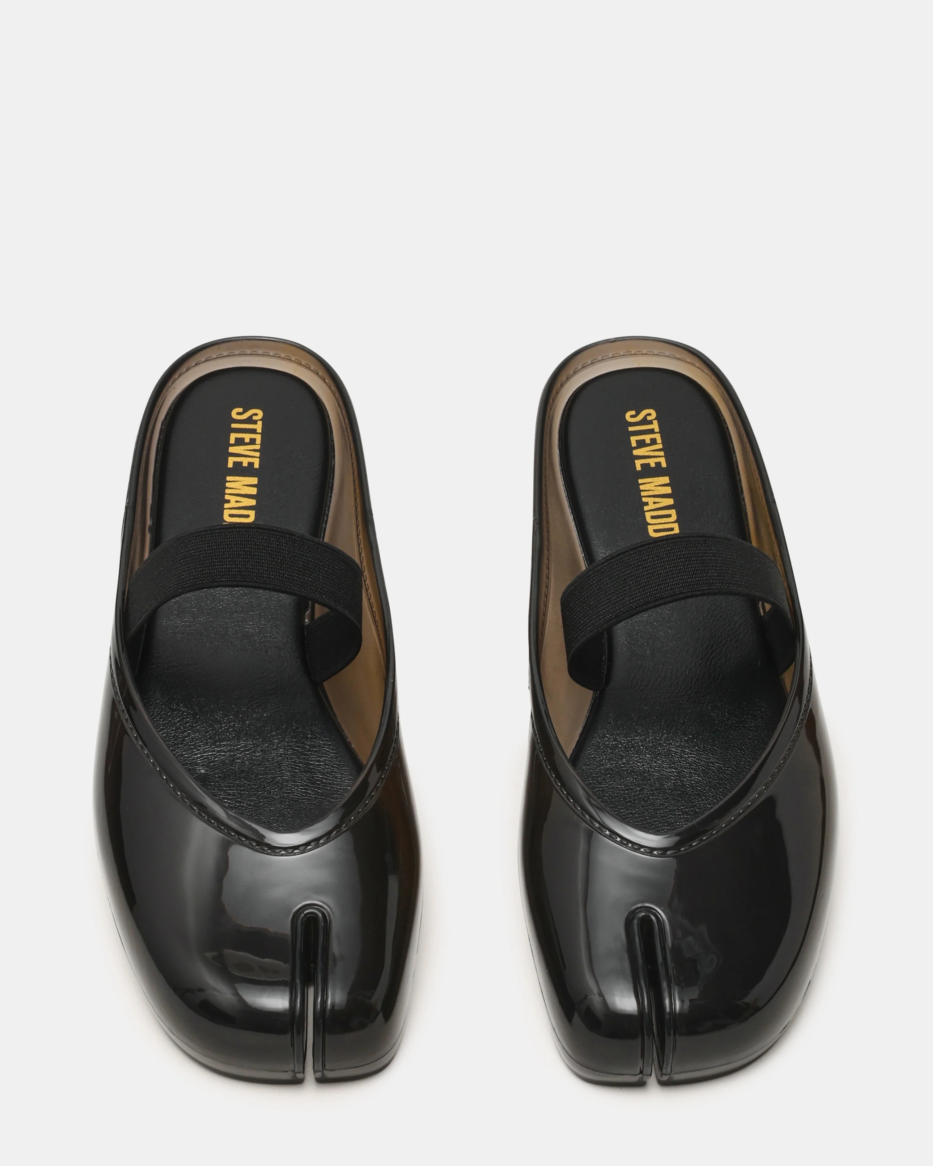 COVA Black Tabi Split-Toe Slip-On Mule Women's Flat | Steve Madden (US)