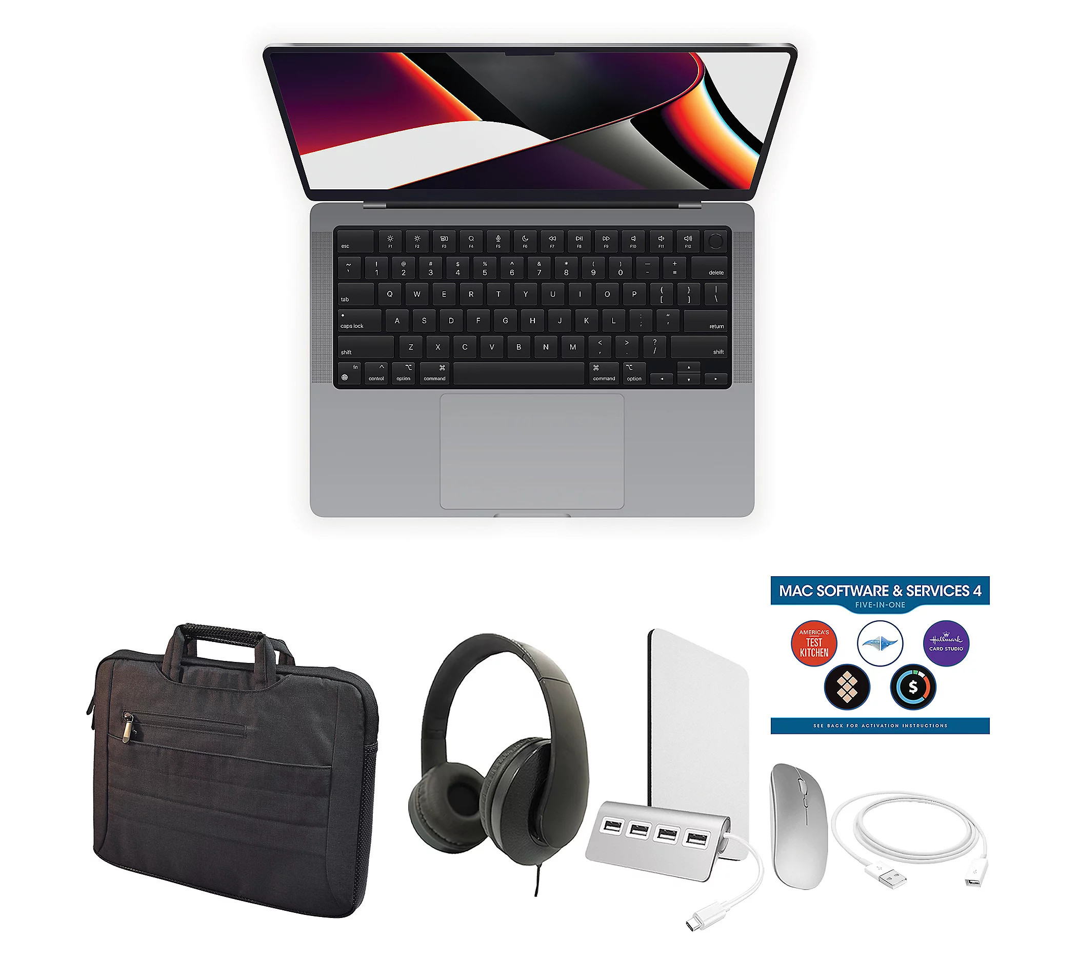 Apple Macbook Pro 16"" Retina XRD M1 Max 1TB Bun dle | QVC