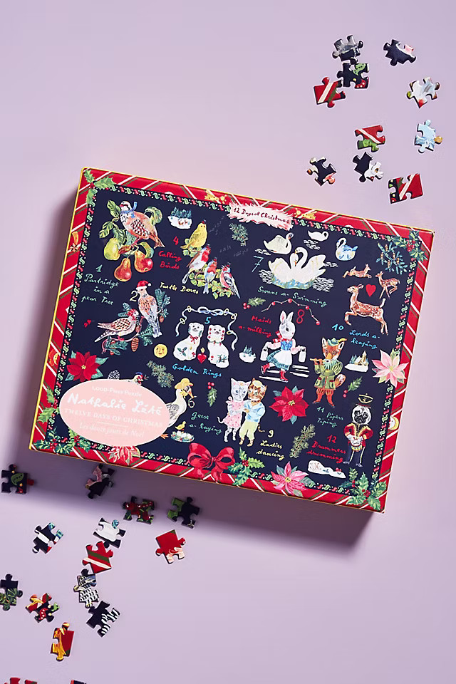 Nathalie Lete 12 Days of Christmas Puzzle | Anthropologie (US)