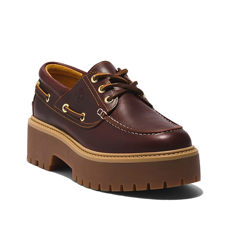Timberland Stone Street Boat Shoe | Women's | Root Beer | Size 8.5 | Boat Shoes | Block | Lug | Platform | DSW