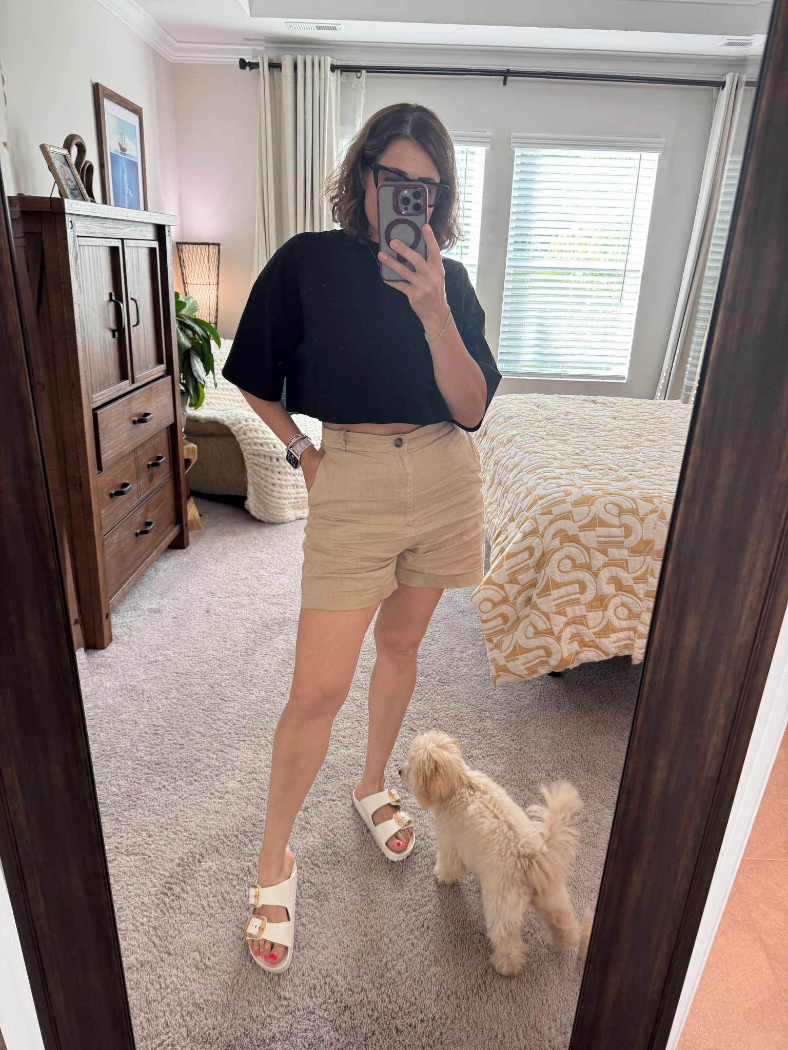 Home lounging with my bestie  💁🏻‍♀️ 

#LTKSeasonal #LTKOver40 #LTKSummerEdit