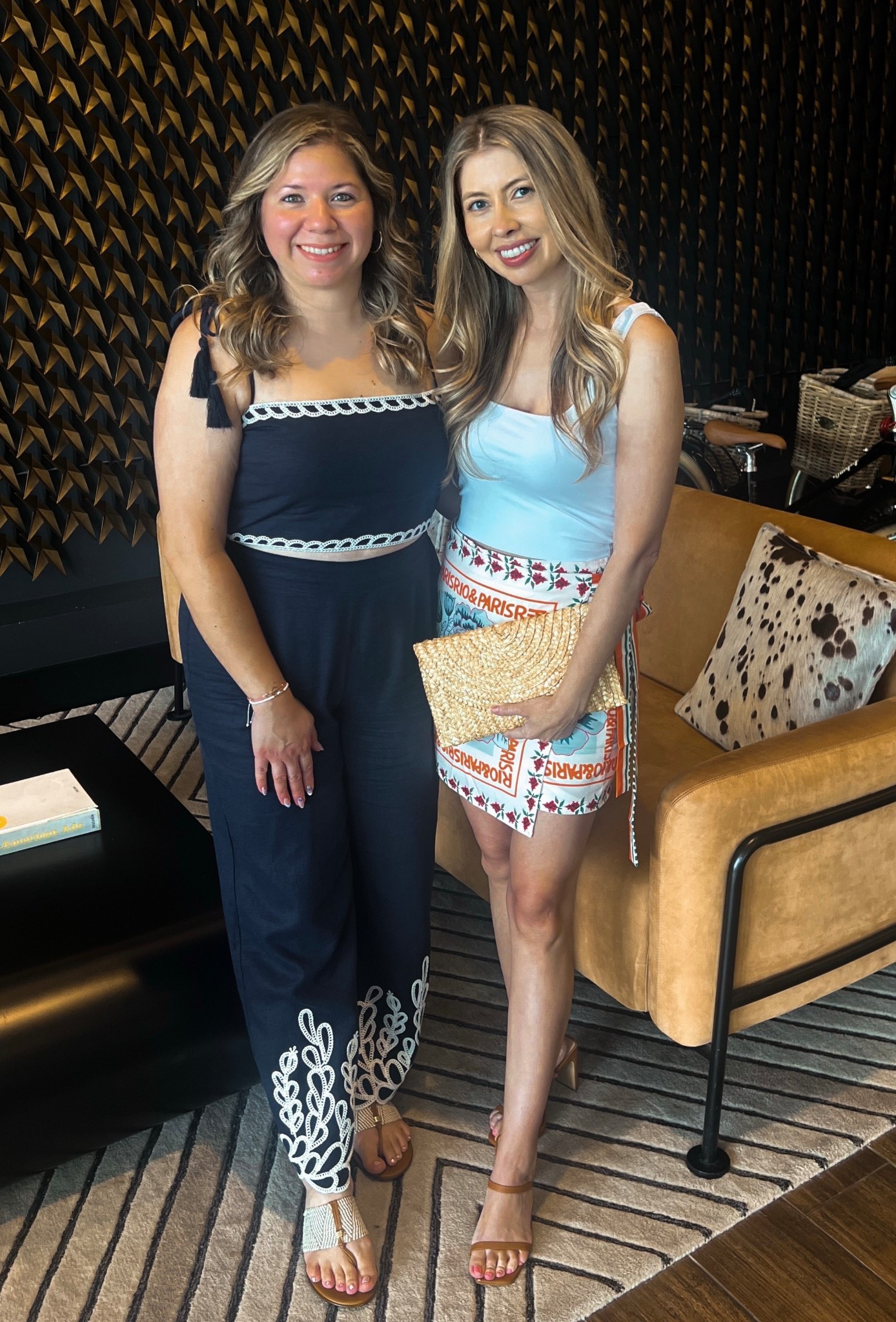 This wrap skirt is so good for summer- throw it on over a swimsuit or a bodysuit/tank! I wore it to my cousin’s birthday brunch, and loved the comfort! You can adjust it as you need! 

My cousin’s linen jumpsuit is from TJ Maxx! Love that store! 

#LTKPetite #LTKTravel #LTKSwim