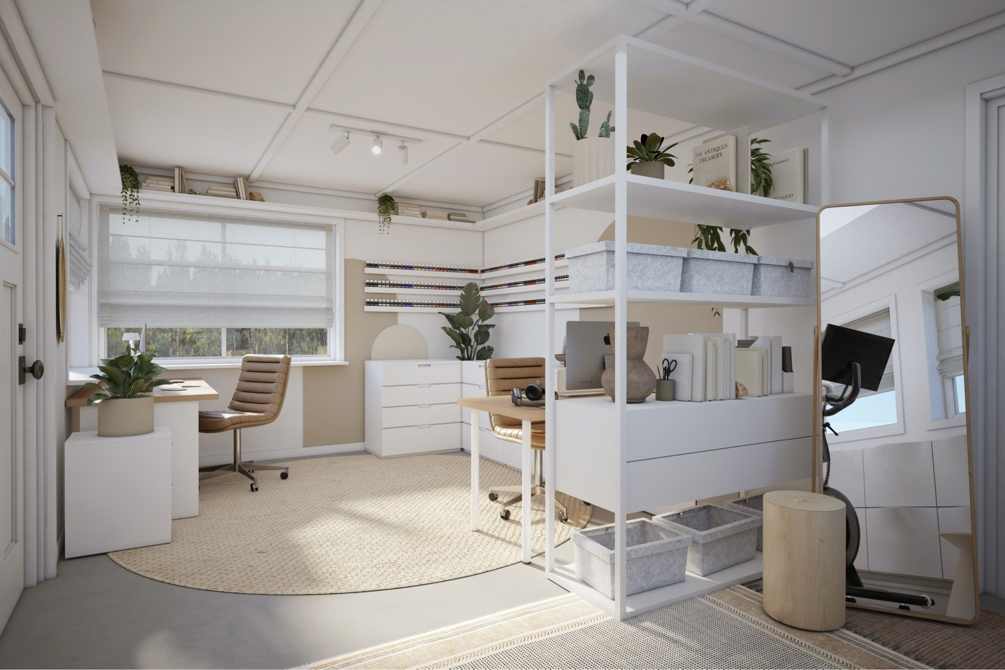 This backyard studio doubles as an office for a husband and wife as well as a guest bedroom and work out space! Check out some of the pieces that helped bring this room together (below) 

Design @curate_ca

#LTKhome