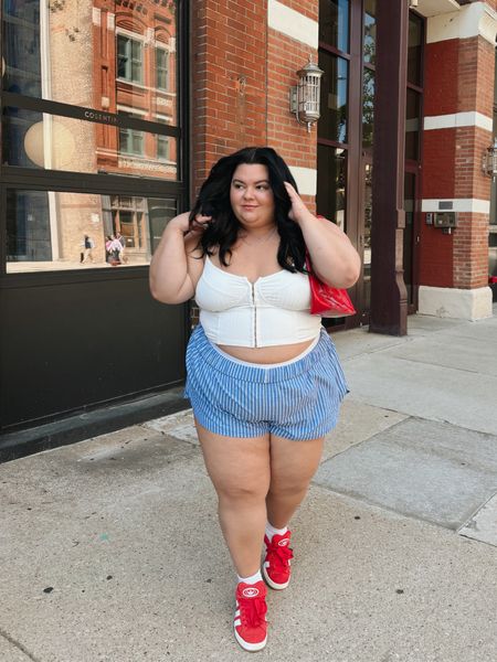 Plus size boxers size 3X from
Old Navy
Plus size boxer Pinterest outfit 
Plus size brami from klassy Network size 3X 
Red adidas campus 
Wearing kindly yours underwear for the waistband size XXL 


#LTKMidsize #LTKFindsUnder50 #LTKPlusSize