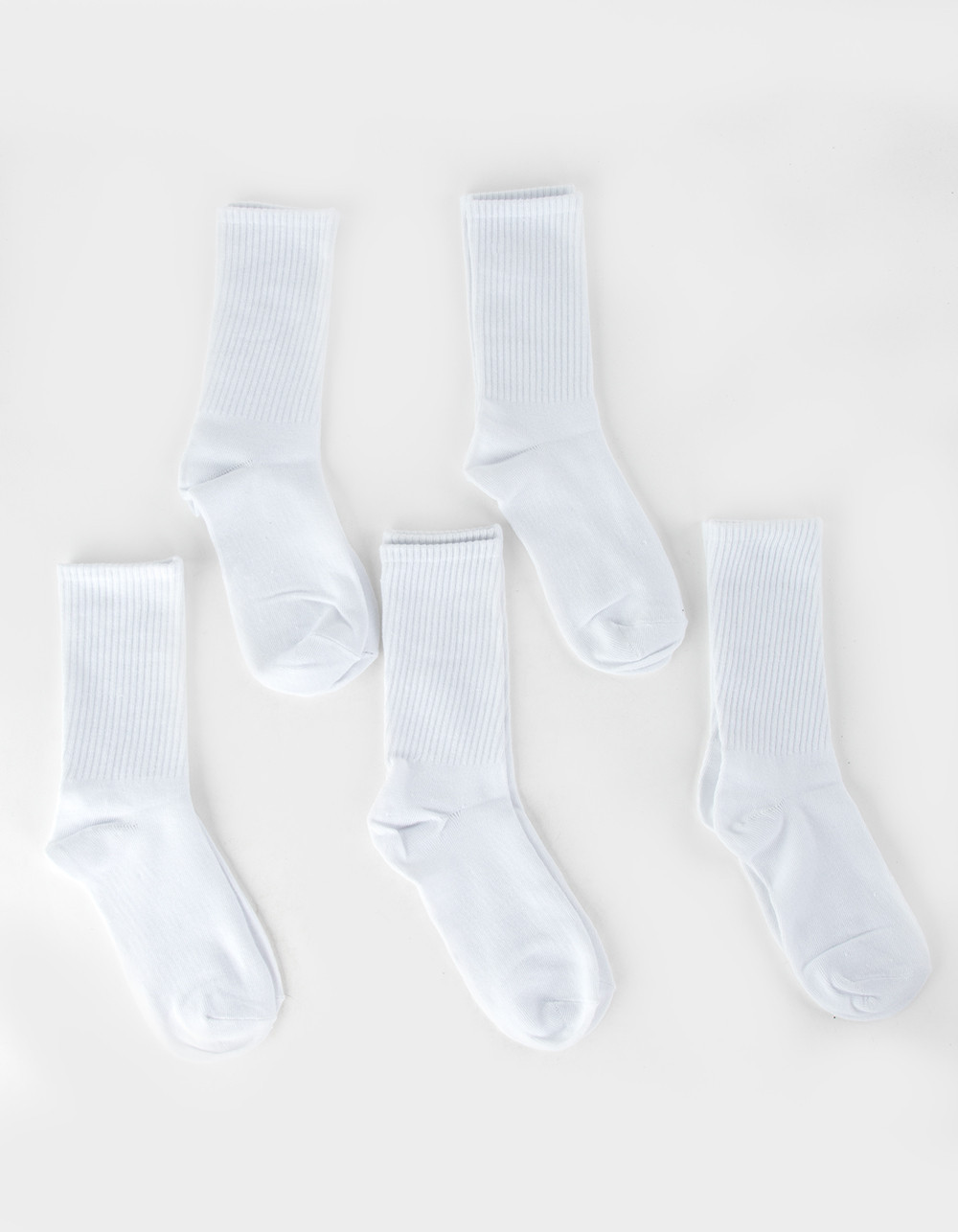 FULL TILT 5 Pack Womens Crew Socks | Tillys