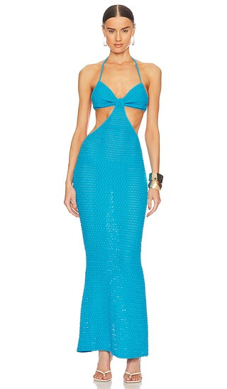 Anna Maxi Dress in Royal Blue | Revolve Clothing (Global)