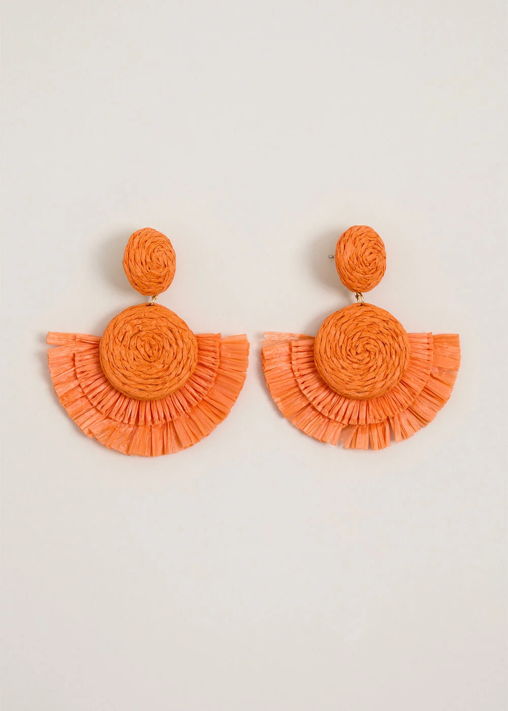 Raffia Fan Earrings | Phase Eight UK | | Phase Eight