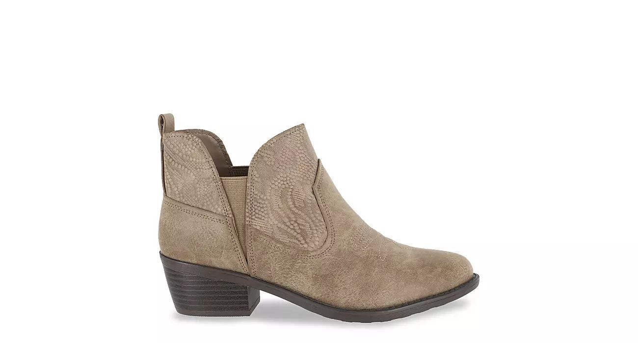 Easy Street Womens Legend Bootie - Taupe | Rack Room Shoes