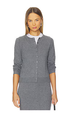 L'Academie by Marianna Torrey Cardigan in Charcoal Grey from Revolve.com | Revolve Clothing (Global)