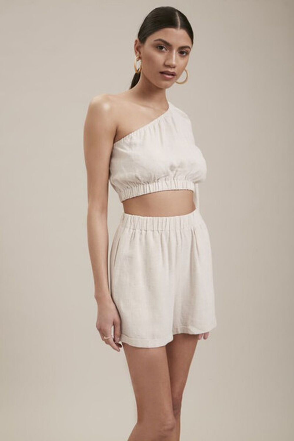 One-Shoulder Top & Shorts Set | Forever 21 | Forever 21 (US)