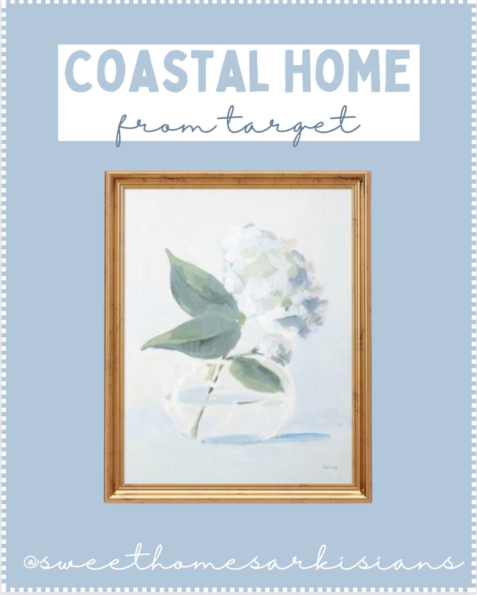 absolutely love this print & gold frame from target! 🤍💙

#LTKhome