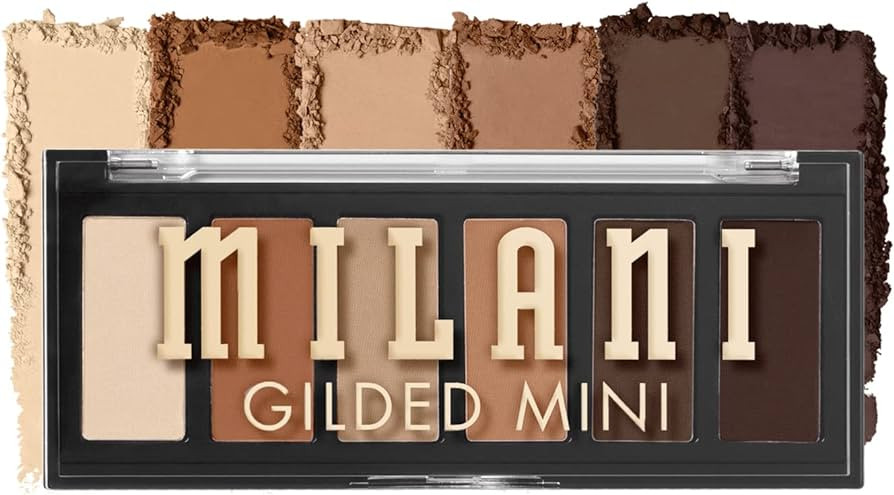 Milani Gilded Mini Eyeshadow Palette with 6 Matte & Shimmer Hues - Whiskey Business | Amazon (US)