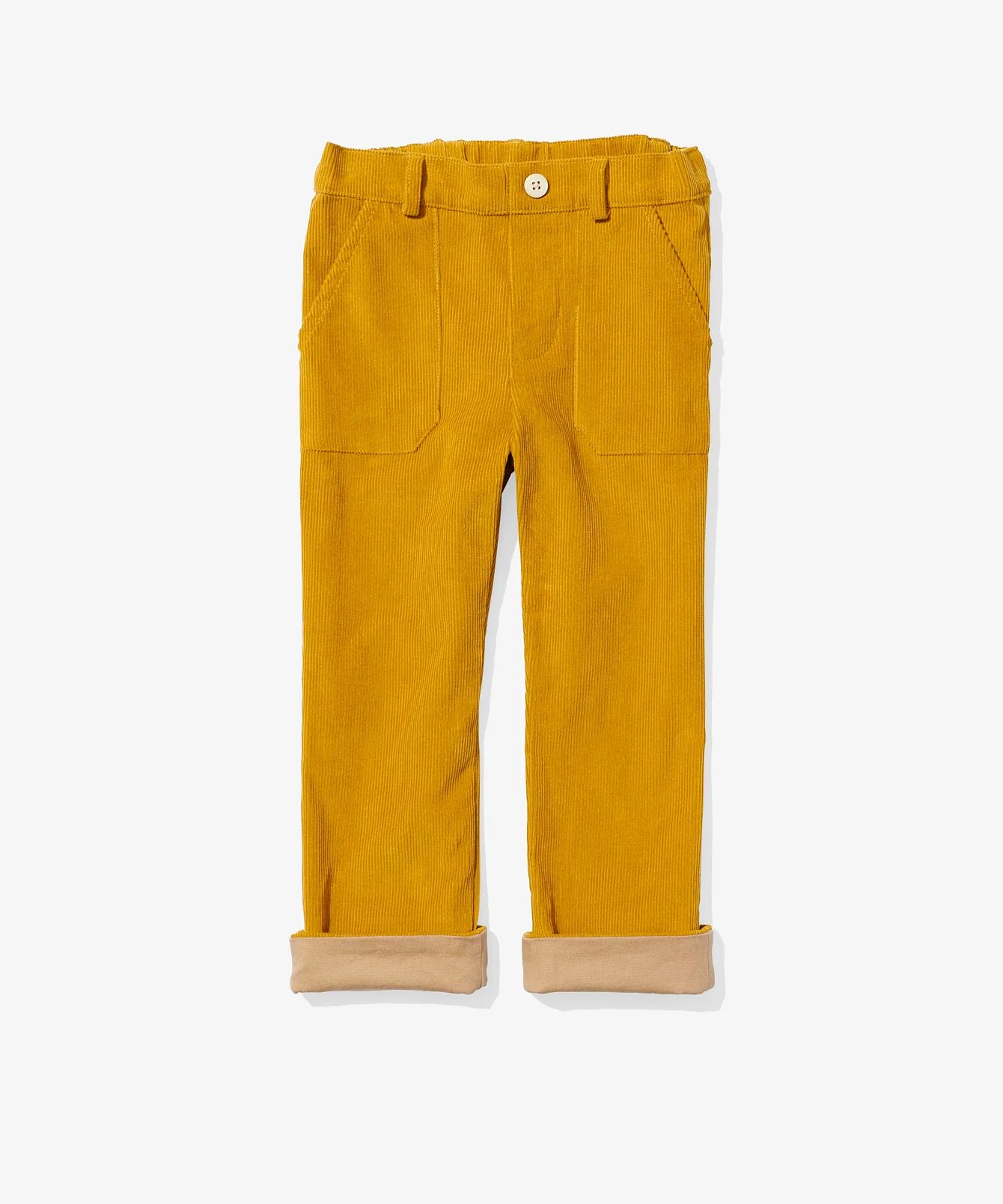 Grow Toddler, Boy's and Girl's Pants In Mustard | Oso & Me | Oso & Me
