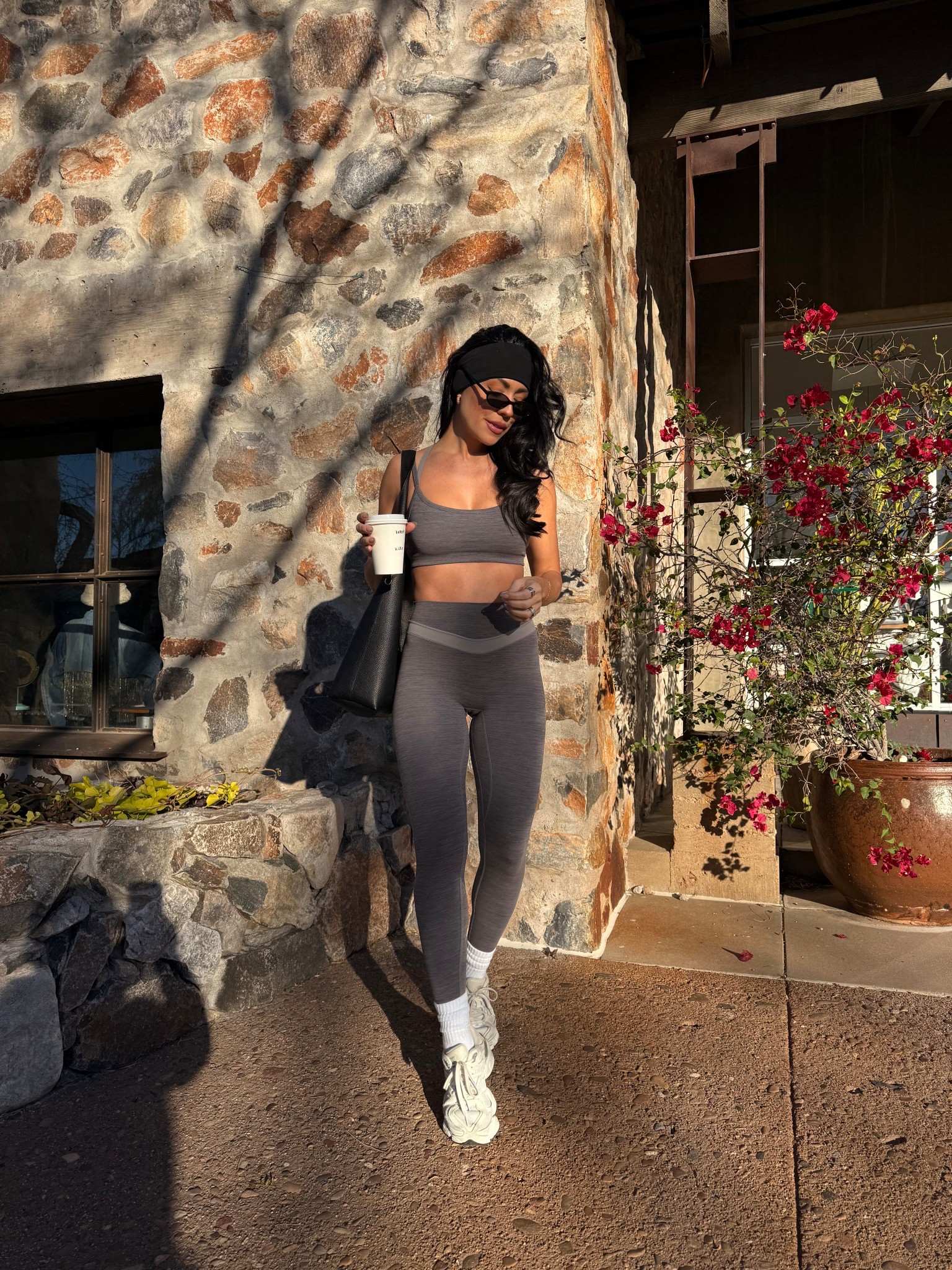 An active moment in @Vitality // wearing a size XS in the leggings and size small in the sports bra! Great stretch yet supportive 

Activewear 
Gym outfit 


#LTKmorningroutine #LTKfitnessgoals #LTKgrwm