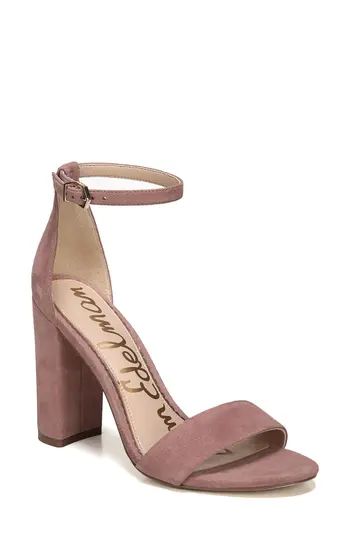 Women's Sam Edelman Yaro Ankle Strap Sandal, Size 5 M - Pink | Nordstrom