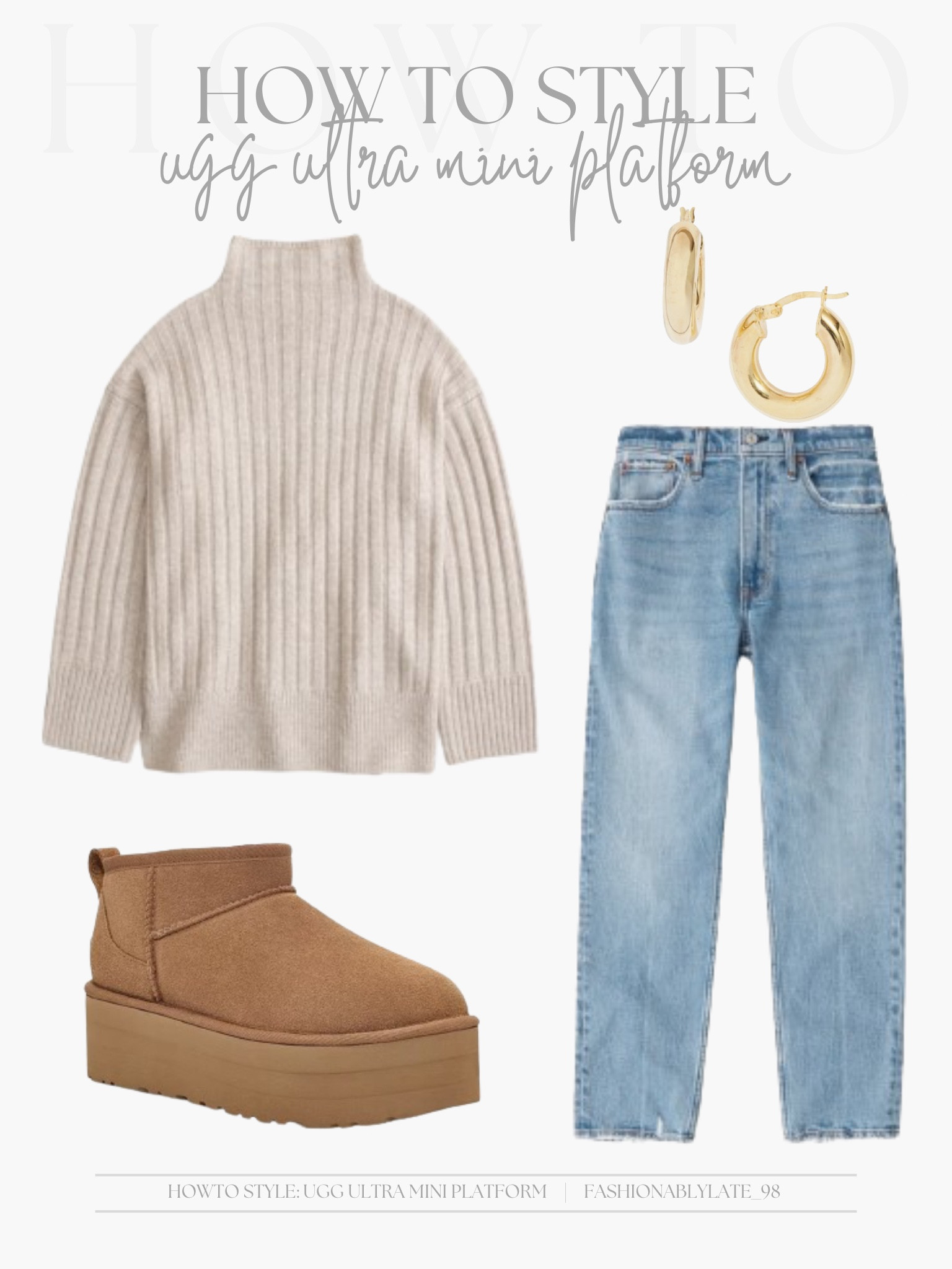 how to style: ugg ultra mini platform

sweater // jeans // gold hoops // ugg ultra mini platform

#LTKSeasonal #LTKstyletip #LTKshoecrush