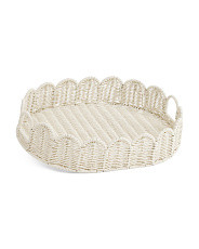 Large Oval Scalloped Edge Tray | Global Home | Marshalls | Marshalls