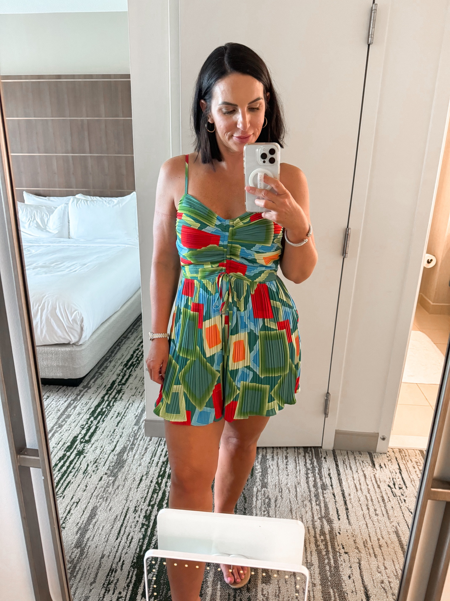 Always a romper girl and this one is worth a repeat. Wearing a small. The pleated fabric is great for packing and easy wear when traveling  

#LTKFindsUnder50 #LTKStyleTip #LTKTravel