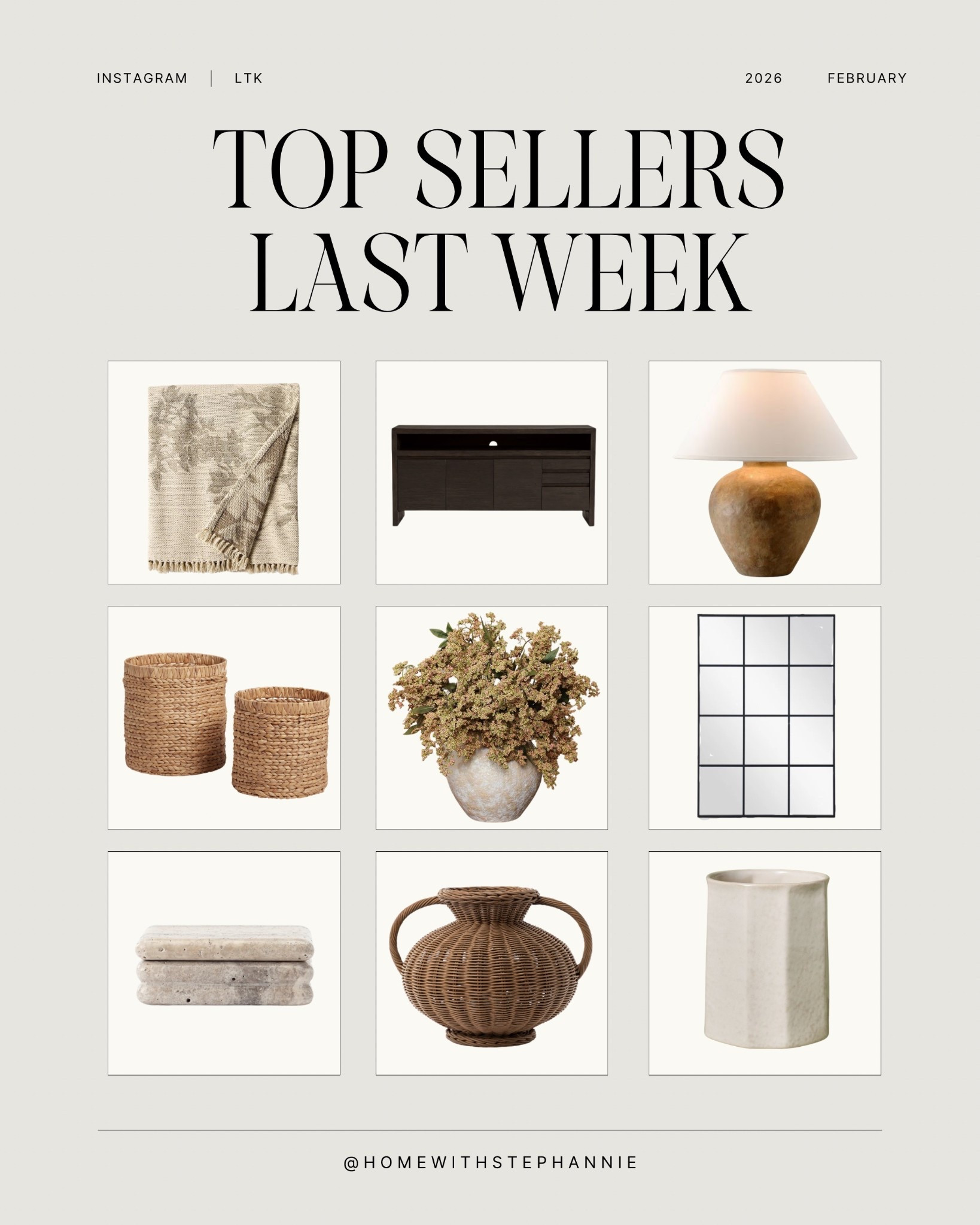 top sellers in my home last week home decor edition 😍

#homedecor #mcgeeandco #wayfair #mirror #vase #throw #tablelamp

#LTKHome #LTKSaleAlert #LTKSeasonal