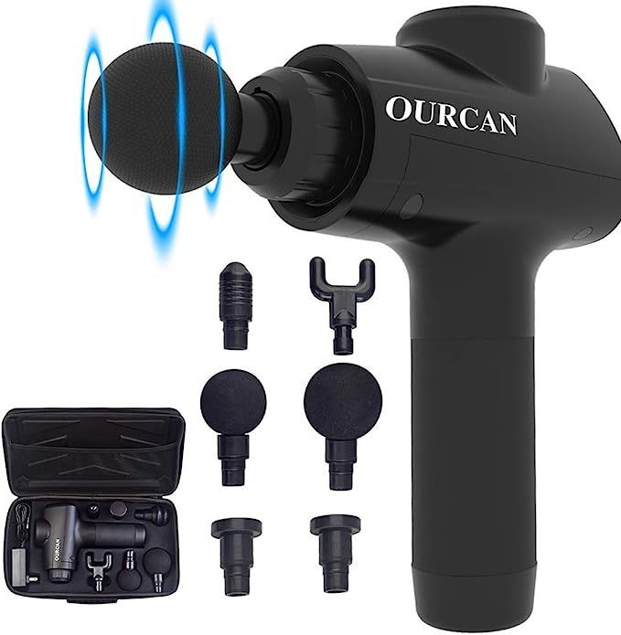 Ourcan Massage Gun, Back Massager Handheld Electric Body Massager Leg Massager Percussive Muscle ... | Amazon (US)