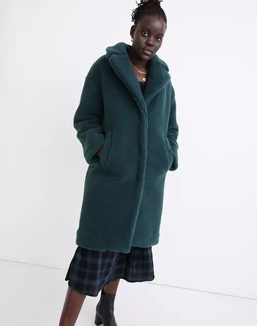 (Re)sourced Sherpa Teddy Coat | Madewell