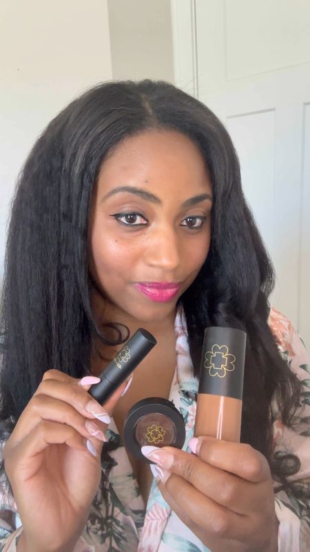 #ad I’m using products from @luvandcobeauty. Their beauty products are amazing and I'm absolutely thrilled with the results. I love the way the  foundation looks and feels! It is very light and gives me gorgeous coverage with a slight glow.  The lipstick is smooth and long lasting. @luvandcobeauty products are great for an everyday look! #luvandcobeauty 

I’ve linked @luvandcobeauty products in my LTK Shop so you can go shop directly from there! 

#LTKxelfCosmetics