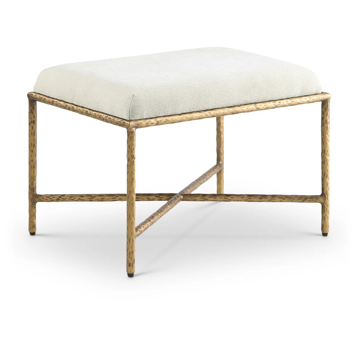 Iyania Chenille Fabric Bench | Wayfair North America
