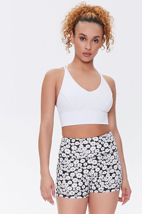 Active Daisy Print Shorts | Forever 21 (US)