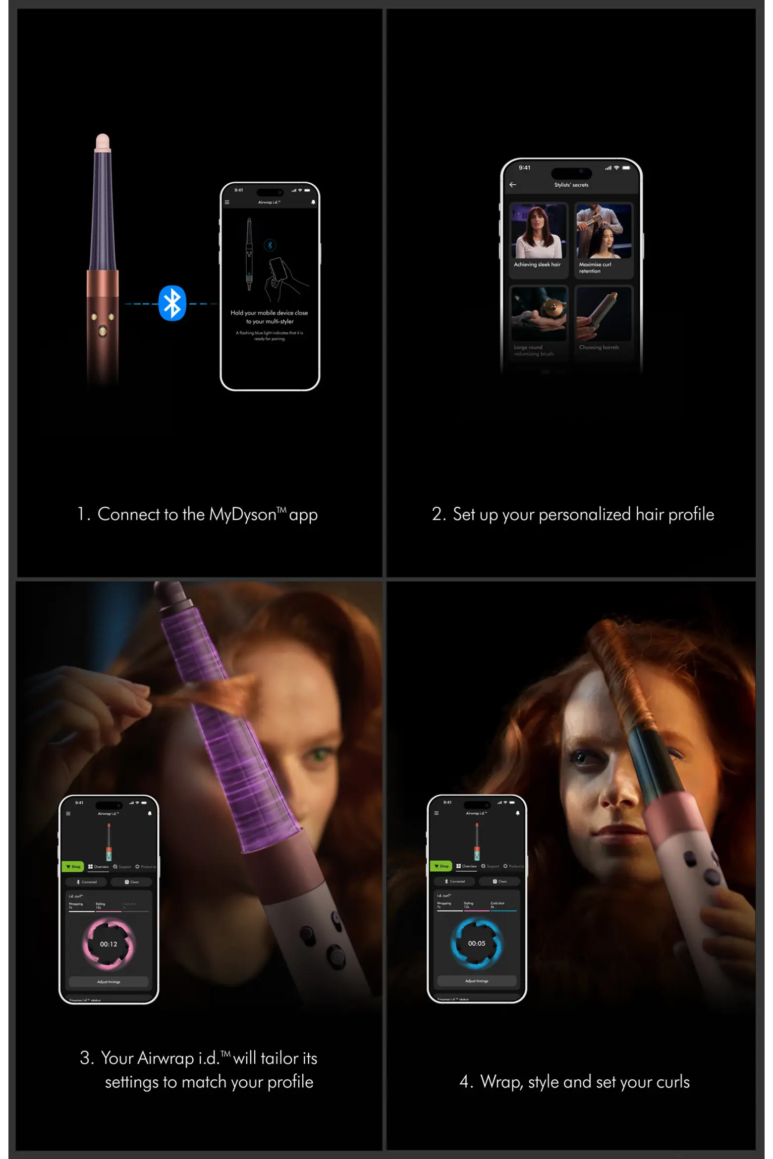 Dyson Limited Edition Airwrap i.d.\u2122 Multi-styler and Dryer Straight+Wavy in Plum and Copper ... | Nordstrom