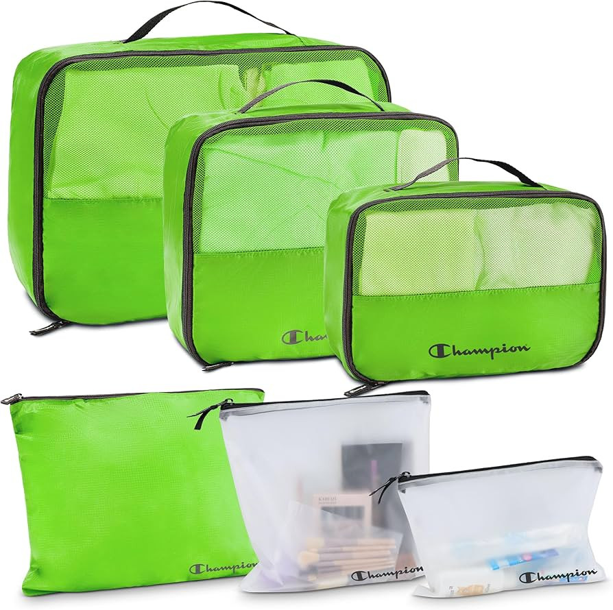 Champion Packing Cubes for Travel \u2013 6 pc Packing Cubes Set for Suitcases, Space-Saving Packi... | Amazon (US)