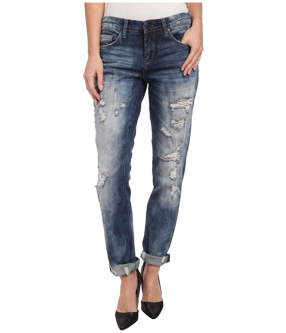 Blank NYC - Distressed Denim Boyfriend Relaxed Straight Jean in Fit Of Rage (Fit of Rage) Women's Jeans | Zappos