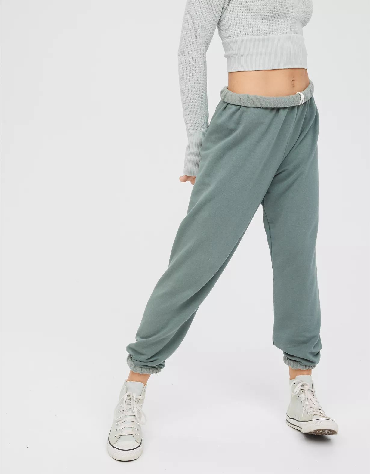 OFFLINE By Aerie OTT Fleece Full Length Jogger | American Eagle Outfitters (US & CA)