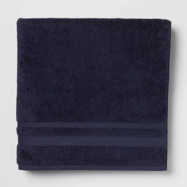 Performance Bath Sheet Navy Blue - Threshold™ | Target